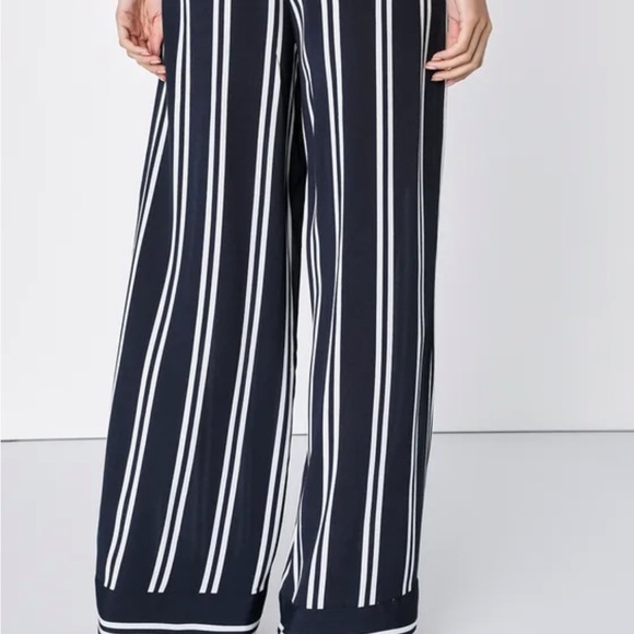 Coastal Living black and White Striped Two-Piece Jumpsuit - Picture 3 of 6